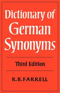 Dictionary of German Synonyms - Paperback