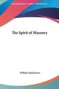 The Spirit of Masonry - Hardcover