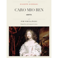 Caro mio ben: Arietta, For Medium, High and Low Voices - Paperback