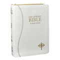 New Catholic Bible Med Print (Marriage) - Leather