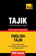Tajik vocabulary for English speakers - 9000 words - Paperback