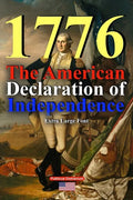 1776 The American Declaration of Independence Extra Large Font - Paperback