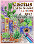 Cactus and Succulent Coloring Book Color by Numbers For Adults Dessert Plants Mosaic Puzzles: Large Cacti and Tiny Terrariums For Relaxation and Mindf - Paperback