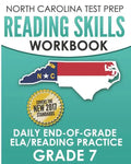 NORTH CAROLINA TEST PREP Reading Skills Workbook Daily End-of-Grade ELA/Reading Practice Grade 7: Preparation for the EOG English Language Arts/Readin - Paperback