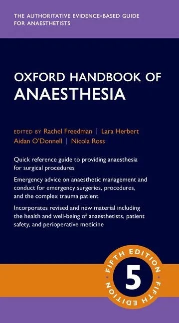 Oxford Handbook of Anaesthesia - Paperback