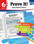 Prove It! Using Textual Evidence, Levels 6-8 - Paperback