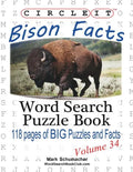 Circle It, Bison Facts, Word Search, Puzzle Book - Paperback