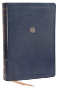 Niv, the Woman's Study Bible, Leathersoft, Blue, Full-Color, Thumb Indexed: Receiving God's Truth for Balance, Hope, and Transformation - Imitation Leather
