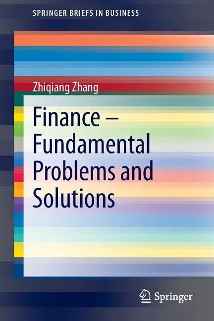 Finance - Fundamental Problems and Solutions - Paperback