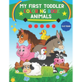 My First Toddler Coloring Book animals for 3-8 year: My First Big Book of Easy Educational Coloring Pages of Animal Letters A to Z for Boys & Girls, L - Paperback