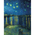 Van Gogh Art Planner 2025: Starry Night Over the Rhone Organizer Calendar Year January-December 2025 (12 Months) - Paperback