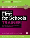 First for Schools Trainer Six Practice Tests with Answers and Teachers Notes with Audio - Paperback