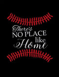 There's No Place Like Home: College Ruled Composition Notebook For Baseball Sports Fans - Paperback