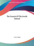 The Genesis Of The Jewish Talmud - Paperback