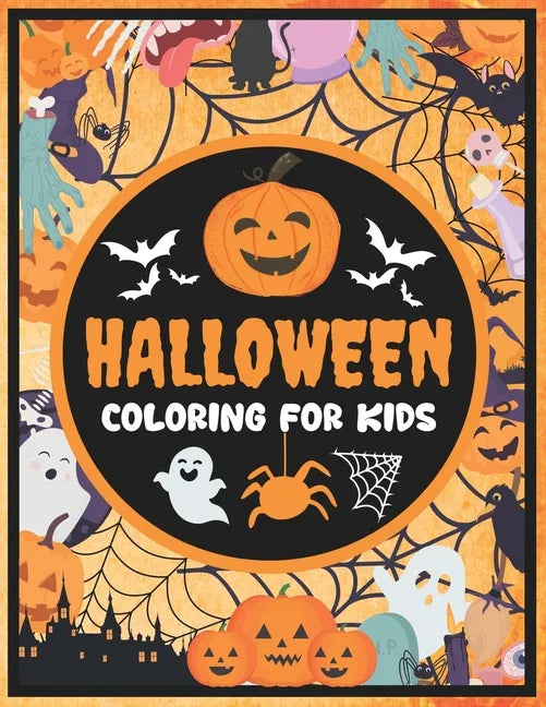 Halloween Coloring for Kids: Wonderful Spooky Monsters Coloring Book For Kids. Happy Halloween! - Paperback