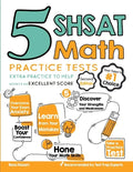 5 SHSAT Math Practice Tests: Extra Practice to Help Achieve an Excellent Score - Paperback