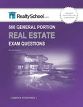 500 General Portion Real Estate Exam Questions - Paperback