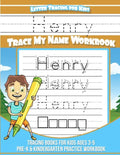Letter Tracing for Kids Henry Trace my Name Workbook: Tracing Books for Kids ages 3 - 5 Pre-K & Kindergarten Practice Workbook - Paperback