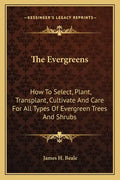 The Evergreens: How to Select, Plant, Transplant, Cultivate and Care for All Types of Evergreen Trees and Shrubs - Paperback