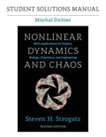 Student Solutions Manual for Nonlinear Dynamics and Chaos, 2nd Edition - Paperback