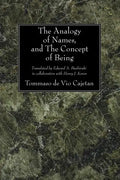 The Analogy of Names and the Concept of Being - Paperback
