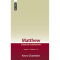 Matthew Volume 1 (Chapters 1-13): A Mentor Commentary - Hardcover