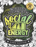 Introverts Coloring Book: Low Social Evergy: (Dark Edition): A Hilarious Fun Colouring Gift Book For Adults Relaxation With Funny Sarcastic Soli - Paperback