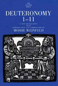 Deuteronomy 1-11: A New Translation with Introduction and Commentary - Paperback