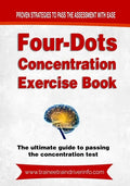 Four-Dots Concentration Exercise Book: The ultimate guide to passing the train driver attention test - Paperback