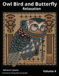 Owl Bird and Butterfly Coloring Books For Adults Relaxation: Art Therapy: (Anti-stress Art Therapy Adult Coloring Book Volume 4) - Paperback
