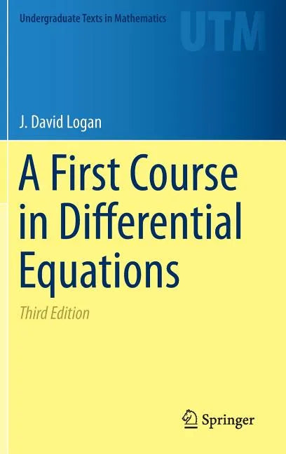 A First Course in Differential Equations - Hardcover