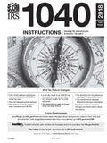 IRS Form 1040 Instructions - Tax year 2018 (Form 1040 included) - Paperback