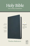 NLT Thinline Reference Bible, Filament Enabled Edition (Red Letter, Genuine Leather, Blue) - Leather