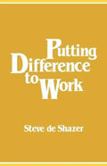 Putting Difference to Work - Paperback