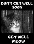 Don't Get Well Soon Get Well Meow: 100 Easy Sudoku Puzzle Large Print Book - Cute Kitten Funny Get Well Gift For Women After Surgery - Paperback