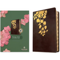 NLT Thrive Devotional Bible for Women (Leatherlike, Cascade Deep Brown, Indexed) - Imitation Leather