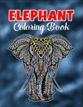 Elephant coloring book: An Adult Coloring Book with 50 Elephants for Relaxation and Stress Relief - Paperback