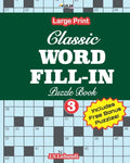 Classic WORD FILL-IN Puzzle Book; Vol.3 - Paperback