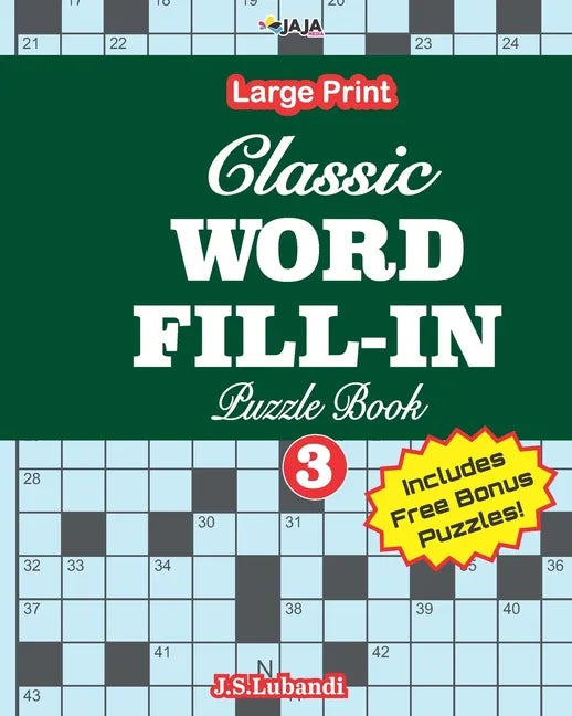 Classic WORD FILL-IN Puzzle Book; Vol.3 - Paperback
