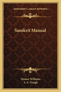 Sanskrit Manual - Paperback
