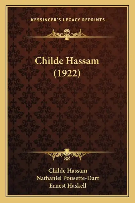Childe Hassam (1922) - Paperback