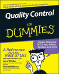 Quality Control for Dummies - Paperback