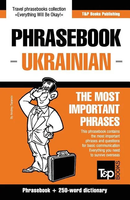 English-Ukrainian phrasebook and 250-word mini dictionary - Paperback