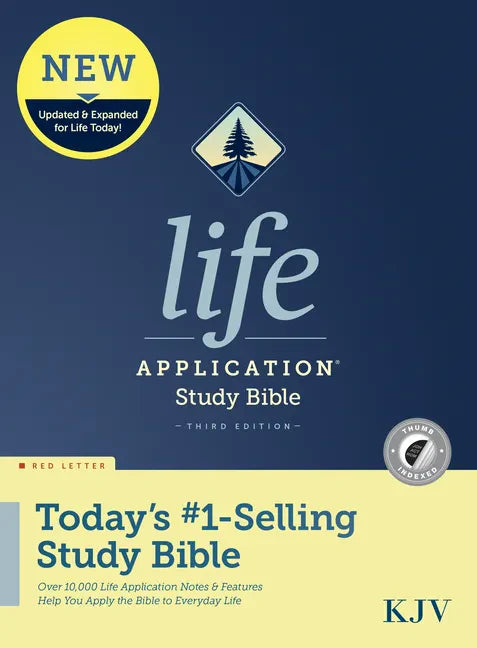 KJV Life Application Study Bible, Third Edition (Hardcover, Indexed, Red Letter) - Hardcover