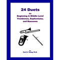 24 Duets for Middle Level Trombones, Euphoniums, and Bassoons - Paperback