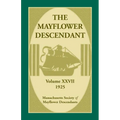 The Mayflower Descendant, Volume 27, 1925 - Paperback