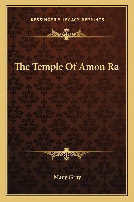 The Temple of Amon Ra - Paperback