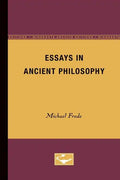 Essays in Ancient Philosophy - Paperback