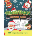 Christmas coloring pages: 100 unique coloring pages, maxi format for all Christmas lovers - Paperback