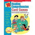 10 Reading Comprehension Card Games: Easy-To-Play, Reproducible Card and Board Games That Boost Kids' Reading Skills--And Help Them Succeed on Tests - Paperback